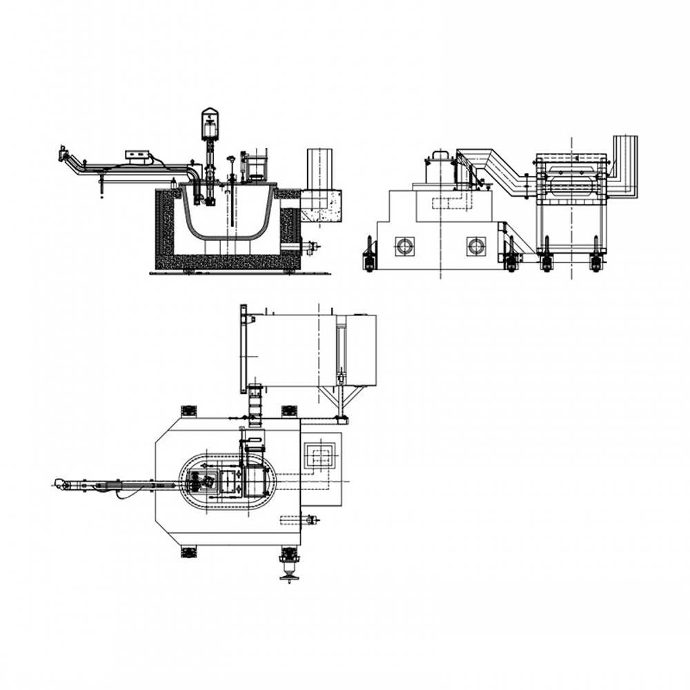 Gas Magnesium Dosing Furnace 250kg/h