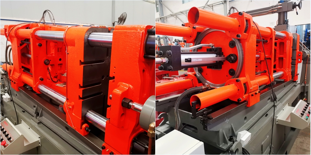Toggle System of <a href=https://www.yomato-machinery.com/Zinc-Die-Casting-Machine.html target='_blank'><a href=https://www.yomato-machinery.com/Zinc-Die-Casting-Machine.html target='_blank'>Zinc Die Casting Machine</a></a> 30Ton