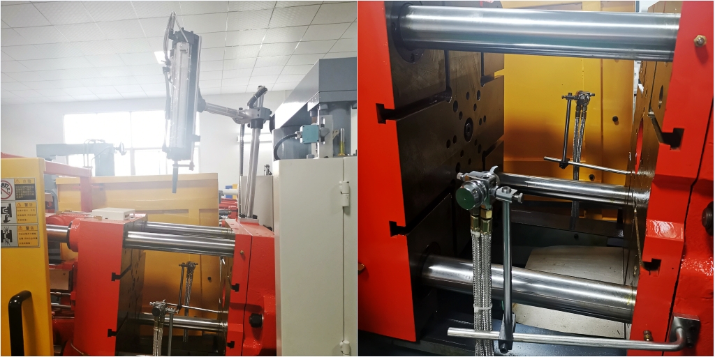 Air ejection and spraying system of <a href=https://www.yomato-machinery.com/Pressure-Die-Casting-Machine.html target='_blank'>Pressure Die Casting Machine</a> 30Ton